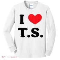 I Heart TS Kids Long Sleeve Shirt thumb 0