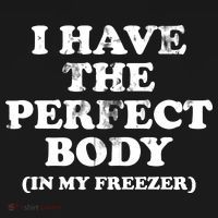 I Have The Perfect Body In My Freezer Funny Doggie Tank thumb 4