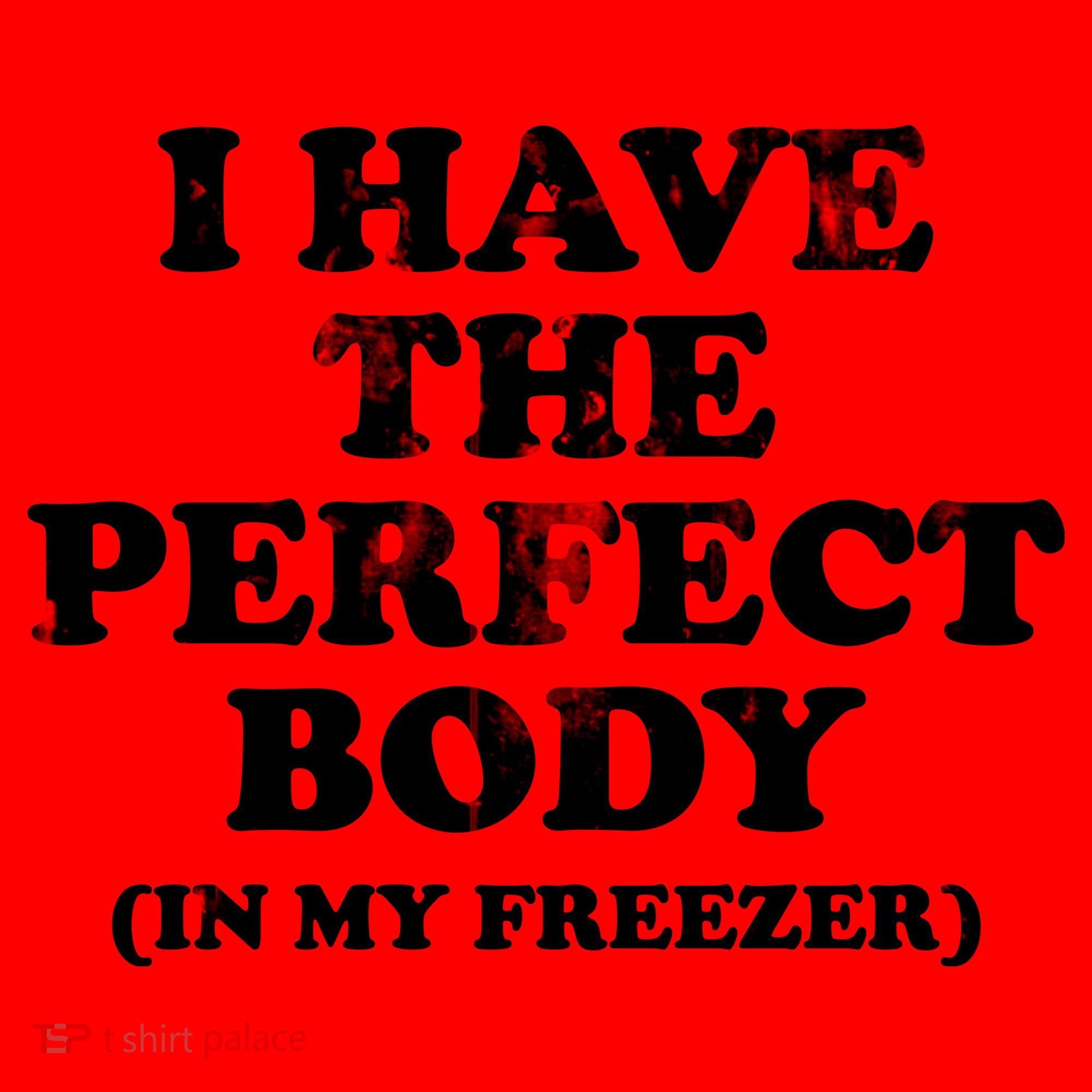 I Have The Perfect Body In My Freezer Funny Santa Hat