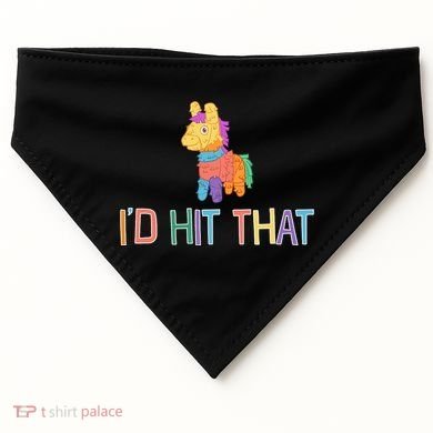 I'd Hit That Pinata Funny USA-Made Doggie Bandana