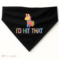 I'd Hit That Pinata Funny USA-Made Doggie Bandana thumb 0