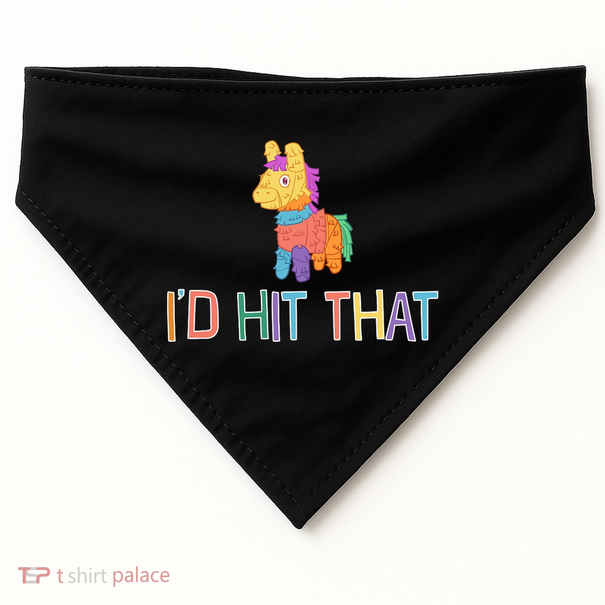 I'd Hit That Pinata Funny USA-Made Doggie Bandana