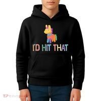 I'd Hit That Pinata Funny Kids Hoodie thumb 4