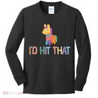 I'd Hit That Pinata Funny Kids Long Sleeve Shirt thumb 0