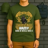 I Had The First Integrated Army Band In World War II T-Shirt thumb 6