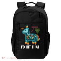 Id Hit That Pinata Cinco De Mayo Funny Ideas Women Backpack thumb 0