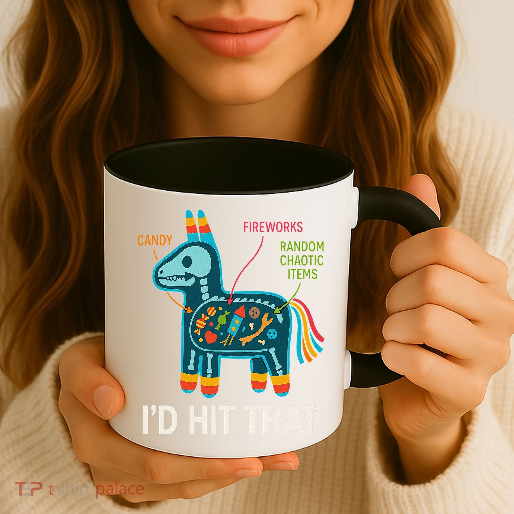 Id Hit That Pinata Cinco De Mayo Funny Ideas Women Coffee Mug