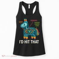 Id Hit That Pinata Cinco De Mayo Funny Ideas Women Women's Tank Top thumb 0