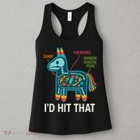 Id Hit That Pinata Cinco De Mayo Funny Ideas Women Women's Tank Top thumb 3