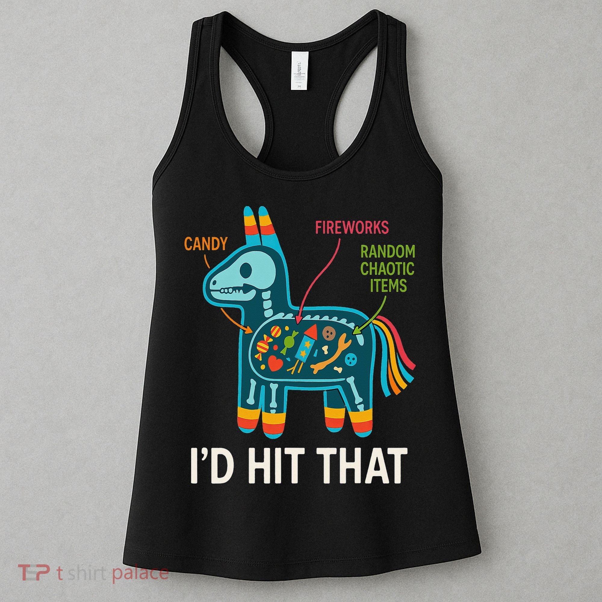 Id Hit That Pinata Cinco De Mayo Funny Ideas Women Women's Tank Top