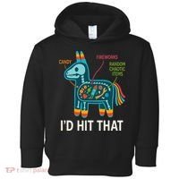 Id Hit That Pinata Cinco De Mayo Funny Ideas Women Toddler Hoodie thumb 0