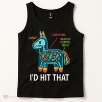 Id Hit That Pinata Cinco De Mayo Funny Ideas Women Tank Top thumb 2