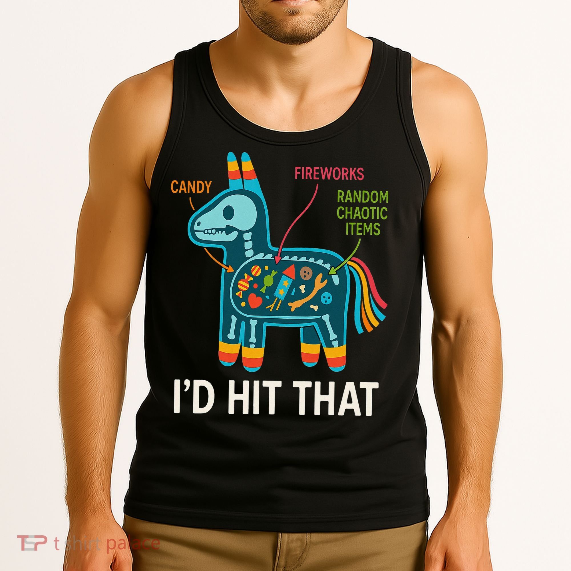 Id Hit That Pinata Cinco De Mayo Funny Ideas Women Tank Top