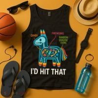 Id Hit That Pinata Cinco De Mayo Funny Ideas Women Tank Top thumb 4