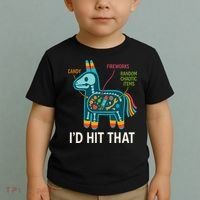 Id Hit That Pinata Cinco De Mayo Funny Ideas Women Toddler T-Shirt thumb 2