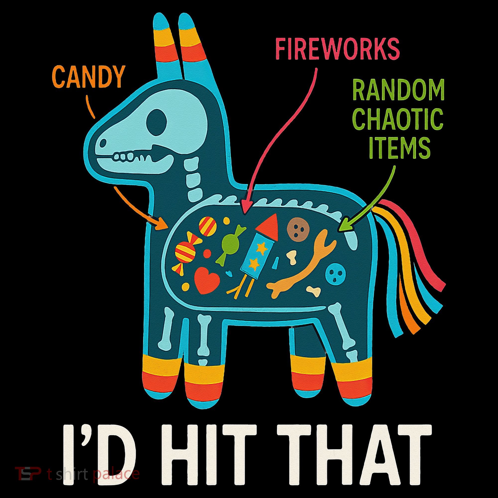 Id Hit That Pinata Cinco De Mayo Funny Ideas Women Toddler T-Shirt