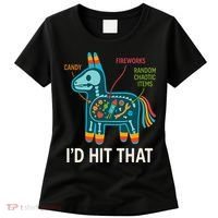 Id Hit That Pinata Cinco De Mayo Funny Ideas Women Women's T-Shirt thumb 0