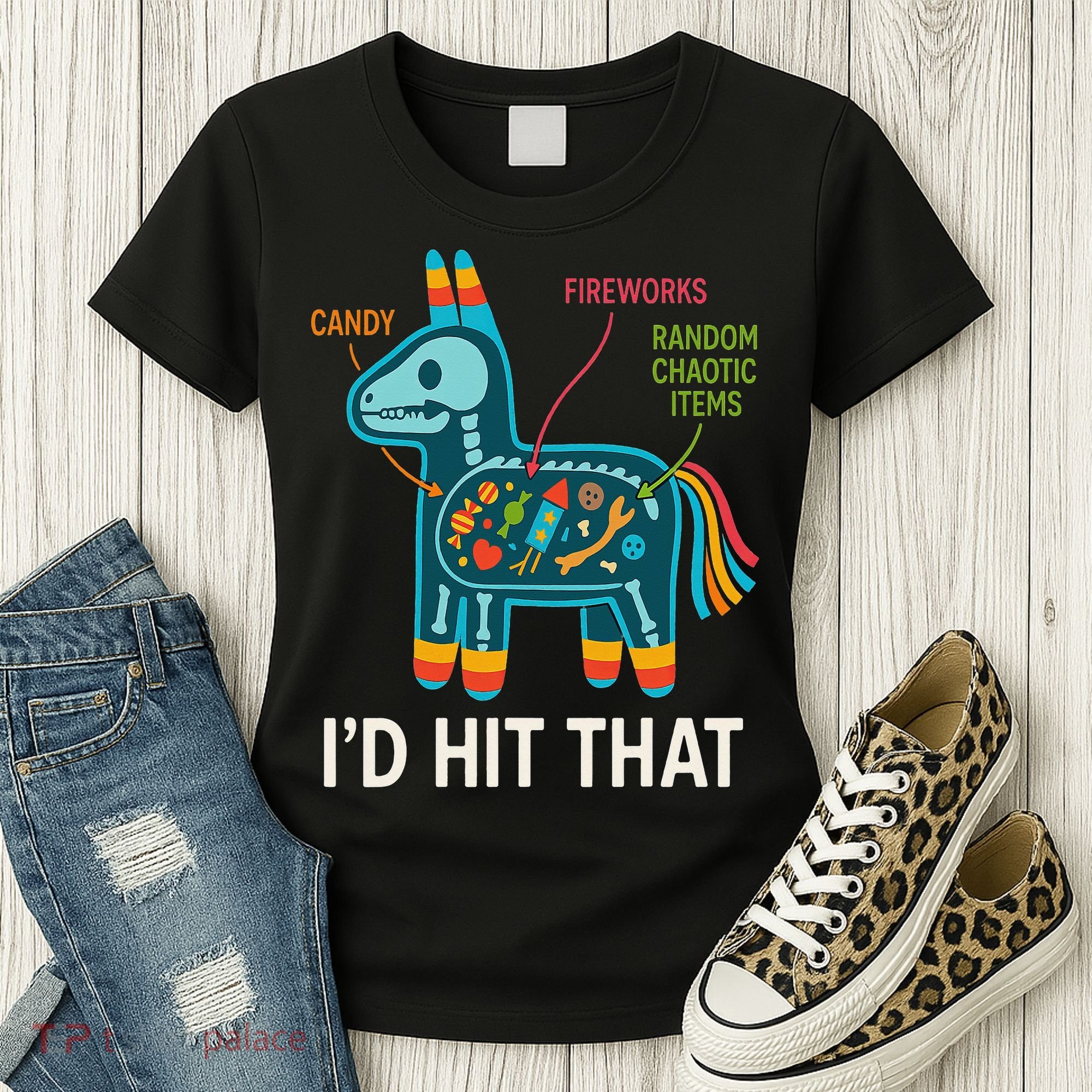Id Hit That Pinata Cinco De Mayo Funny Ideas Women Women's T-Shirt