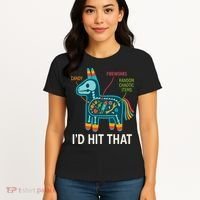 Id Hit That Pinata Cinco De Mayo Funny Ideas Women Women's T-Shirt thumb 4