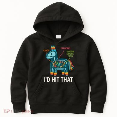 Id Hit That Pinata Cinco De Mayo Funny Ideas Women Kids Hoodie