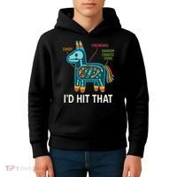 Id Hit That Pinata Cinco De Mayo Funny Ideas Women Kids Hoodie thumb 4