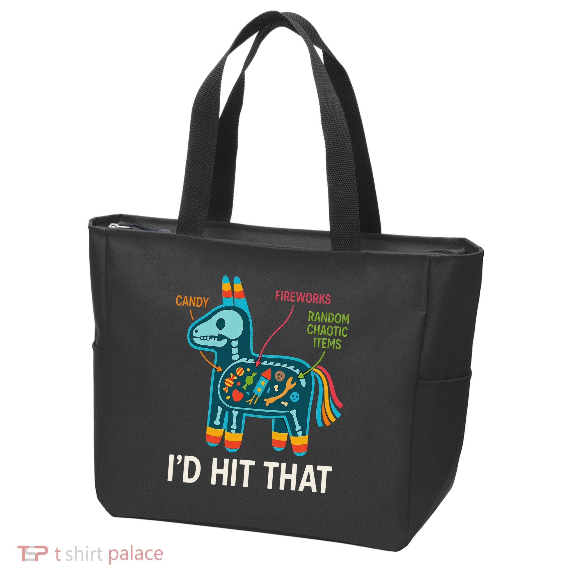 Id Hit That Pinata Cinco De Mayo Funny Ideas Women Tote Bag