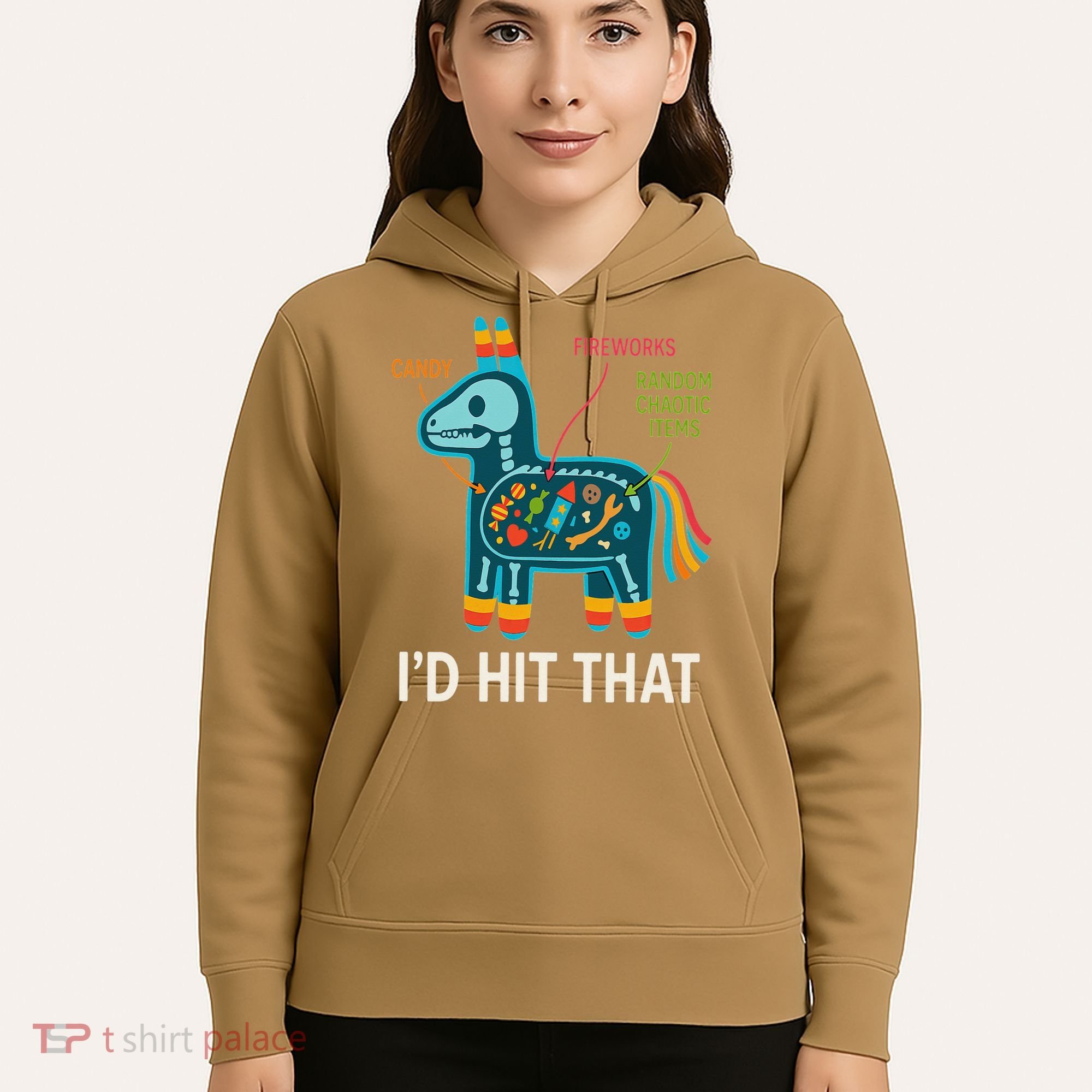 Id Hit That Pinata Cinco De Mayo Funny Ideas Women Hoodie
