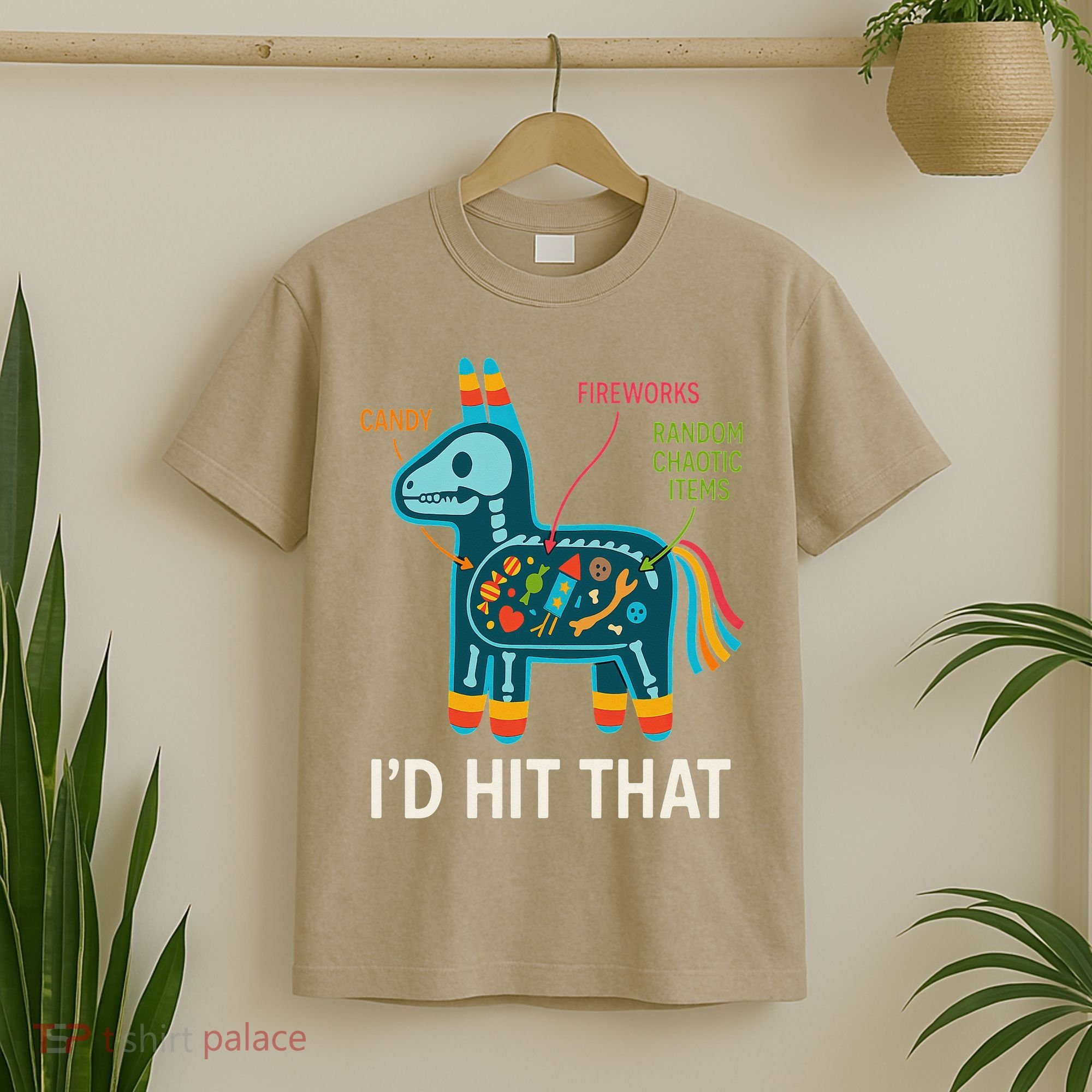 Id Hit That Pinata Cinco De Mayo Funny Ideas Women T-Shirt