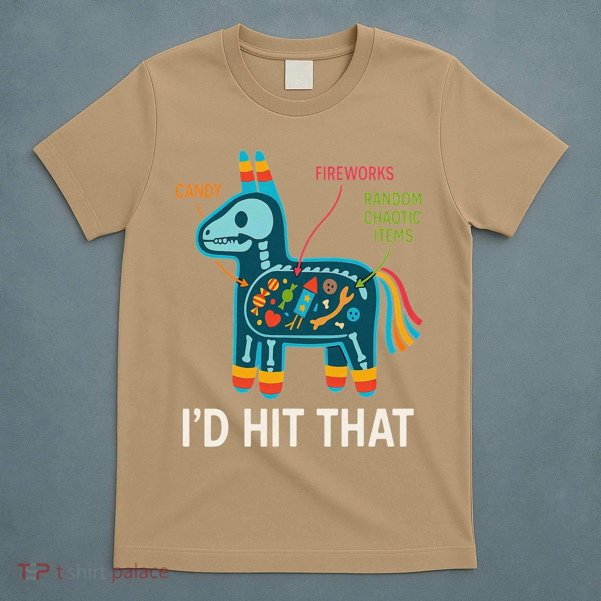 Id Hit That Pinata Cinco De Mayo Funny Ideas Women T-Shirt