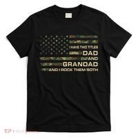 I Have Two Titles Dad And Grandad Father's Day Funny Grandad T-Shirt thumb 0