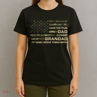 I Have Two Titles Dad And Grandad Father's Day Funny Grandad T-Shirt thumb 4