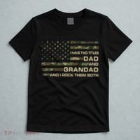 I Have Two Titles Dad And Grandad Father's Day Funny Grandad T-Shirt thumb 5