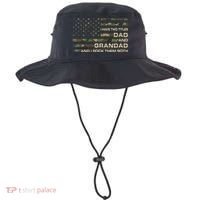 I Have Two Titles Dad And Grandad Father's Day Funny Grandad Bucket Hat thumb 0
