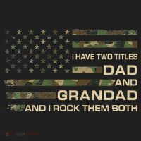 I Have Two Titles Dad And Grandad Father's Day Funny Grandad Beanie thumb 2