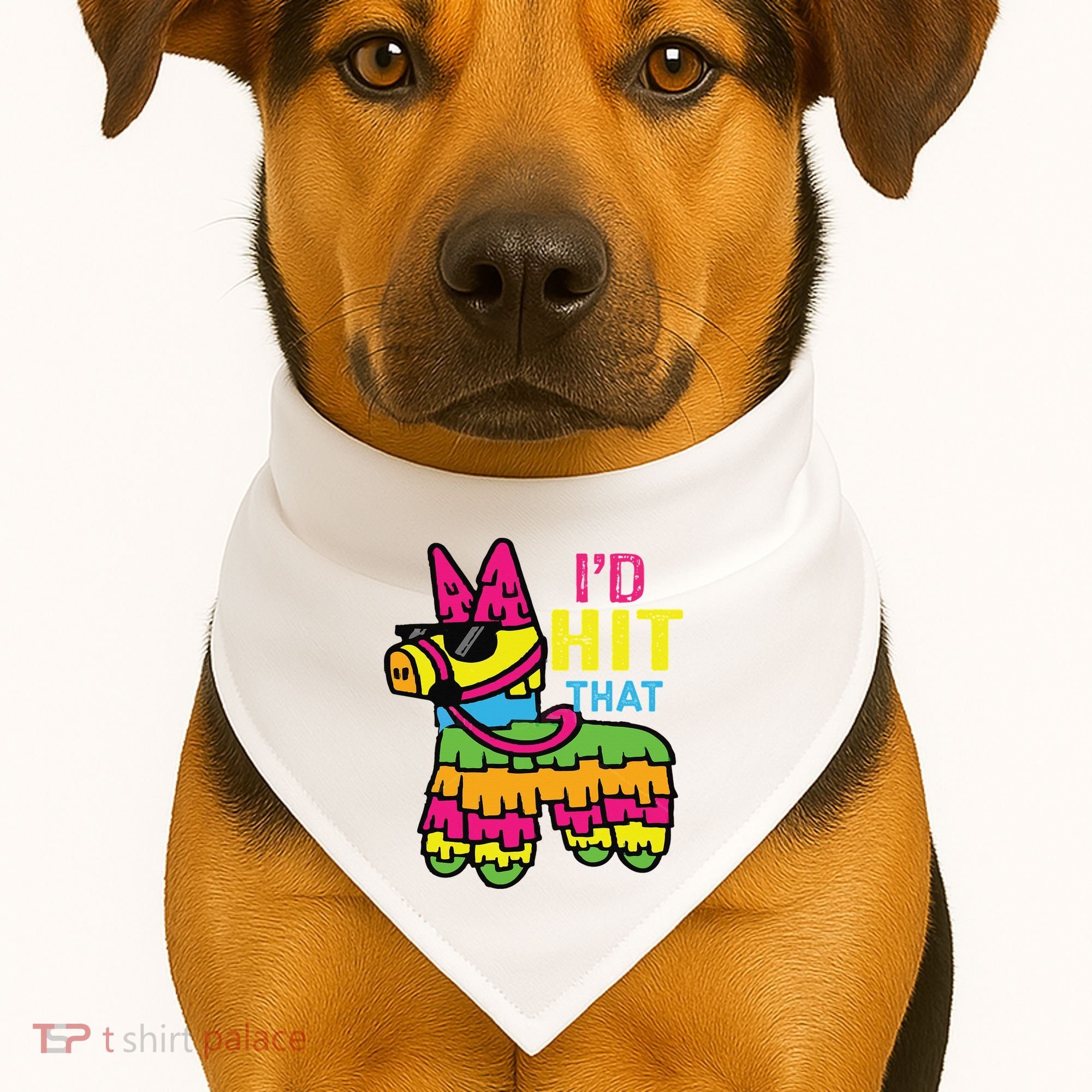 I'd Hit That Pinata Classic USA-Made Doggie Bandana