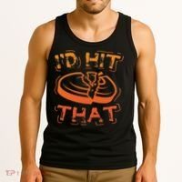 I'd Hit That Clay Shooting Trap Shooter Funny Gift Tank Top thumb 3
