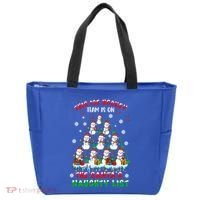 Ice Hockey Team On SantaS Naughty List Snow Ice Hockey Gift Tote Bag thumb 0