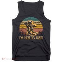 IM Here To Pardi Cowboy Sunset Boots Hats Sunset Tank Top thumb 0