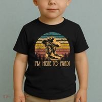 IM Here To Pardi Cowboy Sunset Boots Hats Sunset Toddler T-Shirt thumb 2