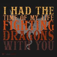 I Had The Time Of My Life Fighting Dragons With You Mythical Tote Bag thumb 4