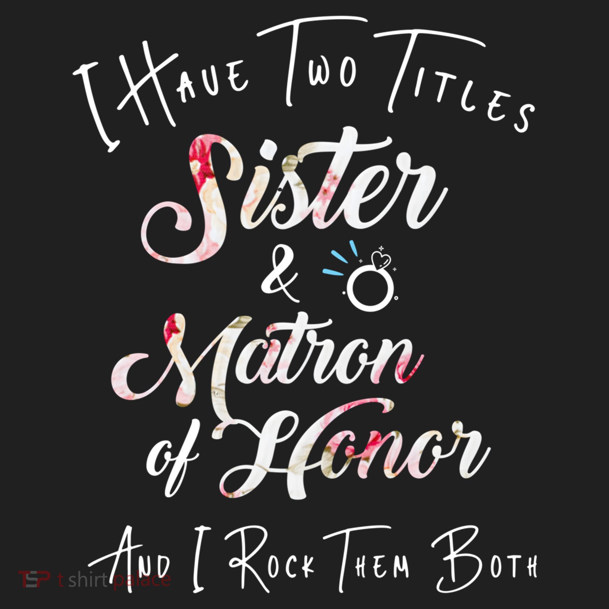 I Have Two Titles Sister And Matron Of Honor Gift Beanie