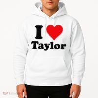 I Heart Taylor First Name I Love Personalized I Love Taylor Hoodie thumb 2