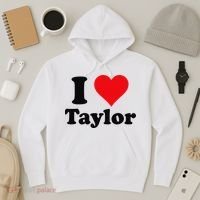 I Heart Taylor First Name I Love Personalized I Love Taylor Hoodie thumb 3