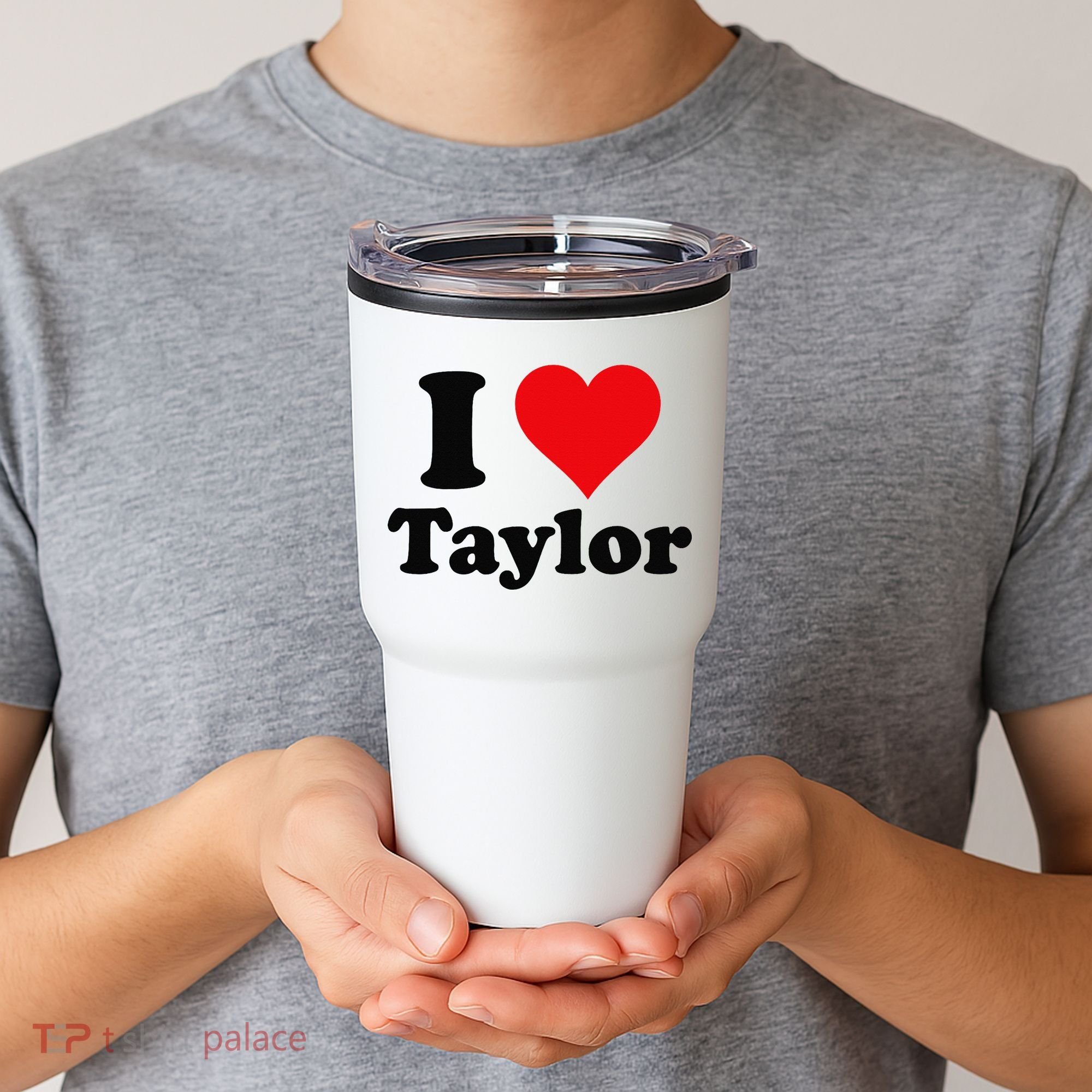 I Heart Taylor First Name I Love Personalized I Love Taylor Tumbler