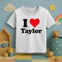 I Heart Taylor First Name I Love Personalized I Love Taylor Toddler T-Shirt thumb 3