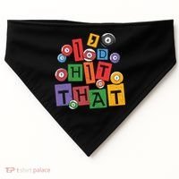I'd Hit That Billiards Dad Gift For Father’s Day USA-Made Doggie Bandana thumb 0