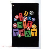 I'd Hit That Billiards Dad Gift For Father’s Day Golf Towel thumb 0