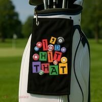 I'd Hit That Billiards Dad Gift For Father’s Day Golf Towel thumb 2
