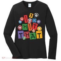 I'd Hit That Billiards Dad Gift For Father’s Day Women's Long Sleeve Shirt thumb 0