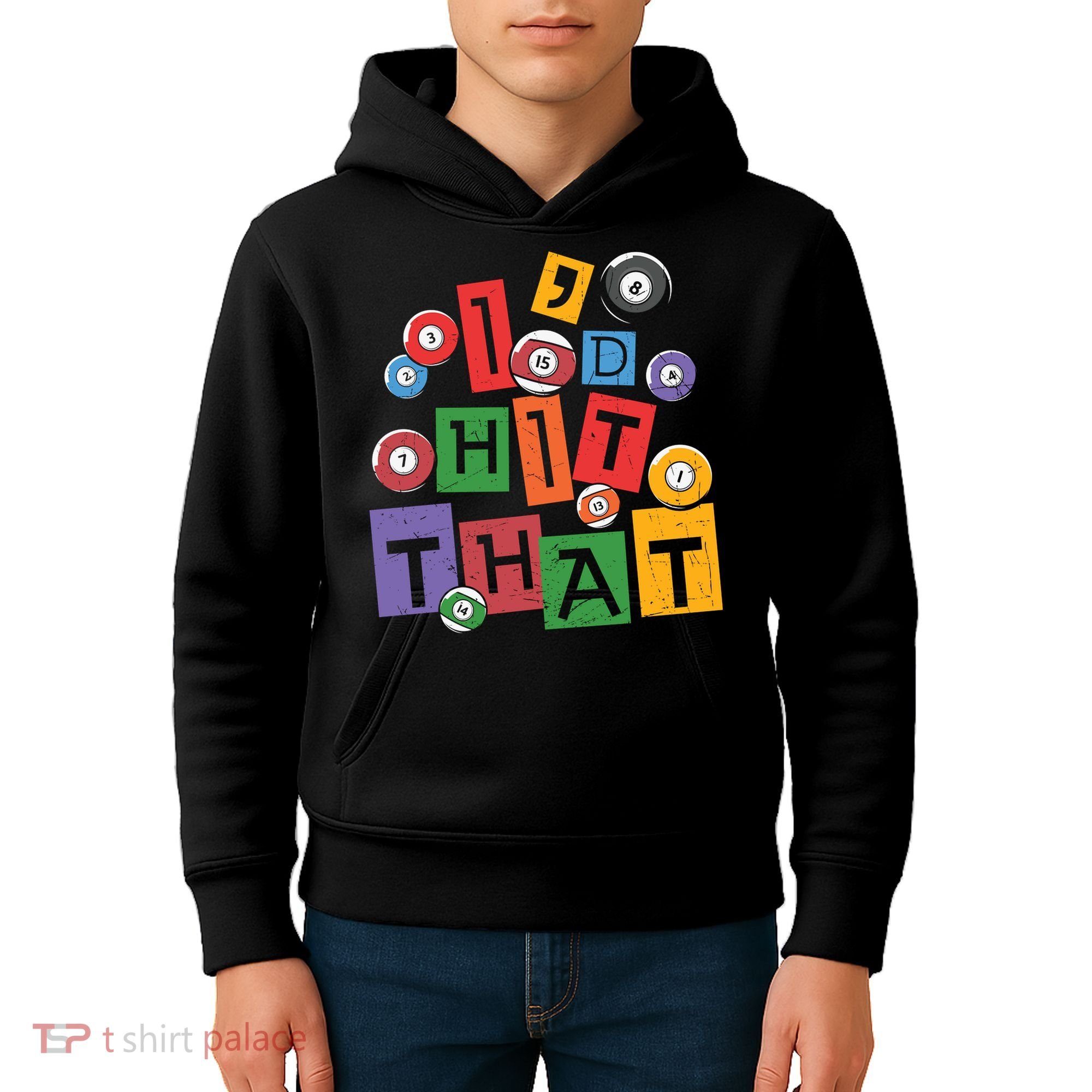 I'd Hit That Billiards Dad Gift For Father’s Day Kids Hoodie